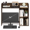 thumbnail image 5 of Furinno BASIC 5-Shelf Desktop Hutch Amber Pine, 5 of 5