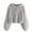 Gray, variant on Kids Jackets for Girls Boys Girl's Fleece Hoodie Loose Button Down Pullover Sherpa Jacket Top Coat