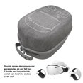 thumbnail image 4 of VR Headset Travel Case, Extra Braces Portable VR Carrying Case Double Zipper Gray  for Travel, 4 of 7