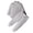A10 Grey, variant on Unisex Infant Base Layer Clothes Long Sleeve Solid Bodysuit Matching Top Outfit Soft Inner Wear Newborn Daily Basics (Black, 18-24 Months)