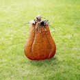 thumbnail image 5 of Metal Fall Pumpkin Decor Set of 2, Indoor Outdoor Standing Flat Pumpkin Decoration for Autumn Harvest Thanksgiving Halloween Decoration Home House Kitchen Decor, 5 of 14