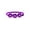 Purple, variant on OutmaxHome Pet Flower Collar, Adjustable Pet Collar with Flower and Diamond, for Kitten Puppy Daily Use