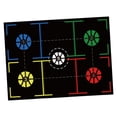 thumbnail image 1 of Tapete de entrenamiento de baloncesto, tapete para pasos de baloncesto, Control de pelota, tapete de juego de pies de baloncesto silencioso que absorbe para niños Estilo D 94cmx67cm, 1 of 8