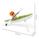 thumbnail image 3 of Barco de control remoto de 2.4GHz con luz LED colorida RC Kayak Boat innovador diseño de remo realista RC RCA BET For Boys Girls, 3 of 9