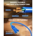 thumbnail image 4 of Bobina de cable DEWENWILS con 4 tomas de corriente, 2 puertos USB de 3,4 A, 4 of 7
