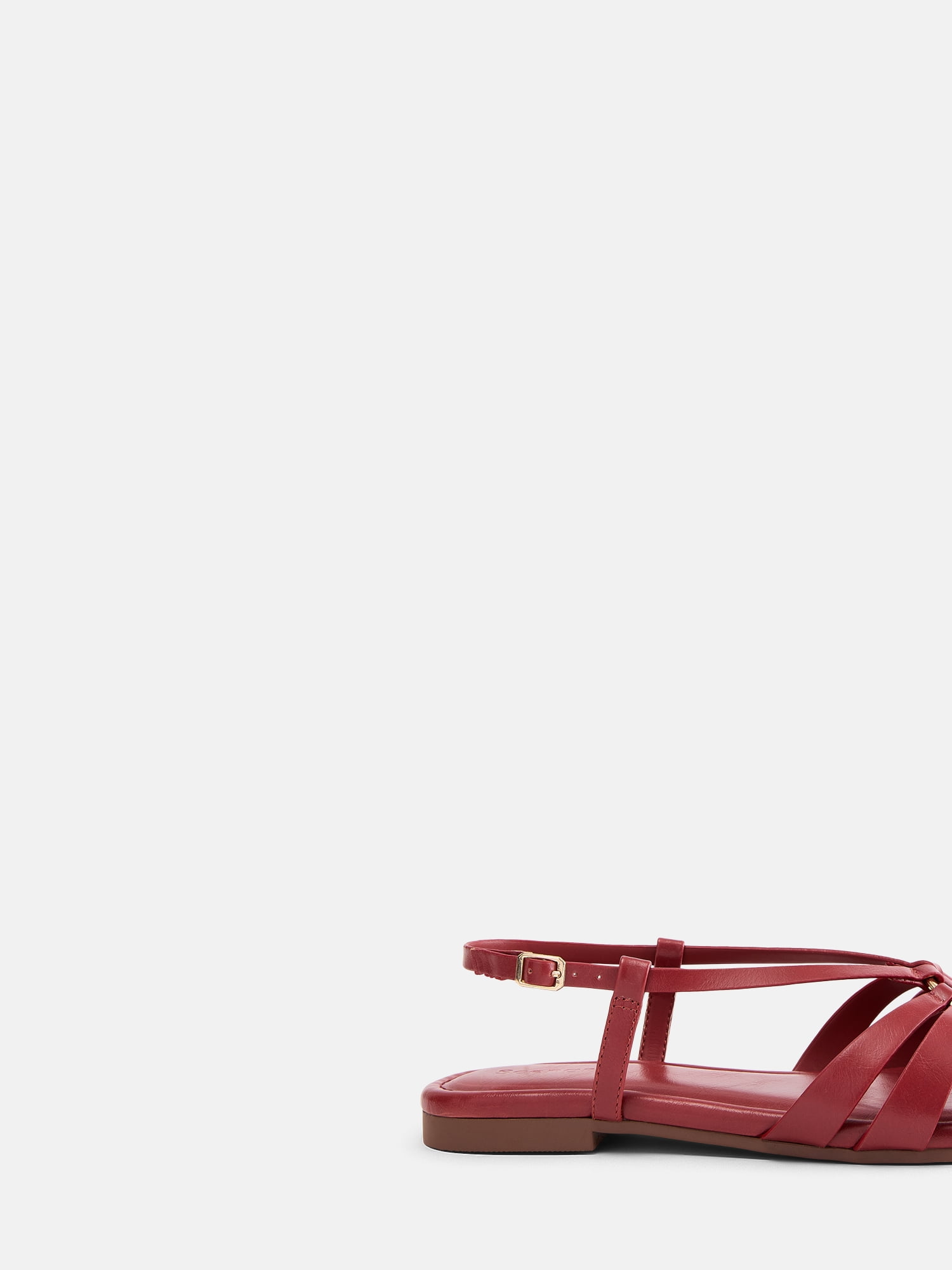 Scenario Women's Strappy Circle Flat Sandals