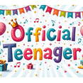 thumbnail image 4 of Colorful Theme Happy Birthday Banner For Kids Party Teenage Celebration Indoor Decoration, 4 of 8