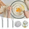 thumbnail image 2 of Less Than 5 Egg Beater 3 Pack Whisk Egg Stainless Steel Set 8, 2 of 7