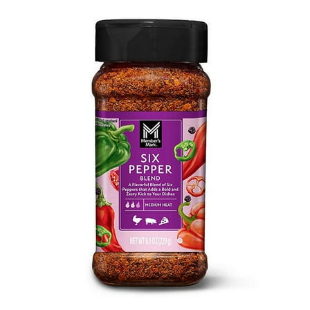 Six Pepper Seasoning, 8.1 Oz