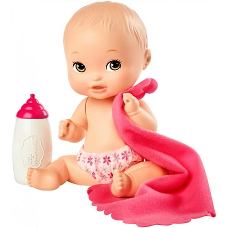 Little Mommy Mini Baby Nurture and Care Doll with Blue