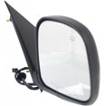 thumbnail image 5 of For Chevy Express 1500/Express 2500 1996-2002 Door Mirror Passenger Side | Power Glass | Heated | Manual Folding | Non-Towing | Textured Black | Convex Glass | Late Design | For GM1321228 | 15768771, 5 of 6