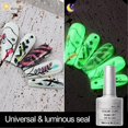 thumbnail image 4 of Luminous Primer Sealing Layer Nail Gel Nail Art Base Coat Top Coat Nails Art Functional Glue Non-wash Removable Manicure Gel, 4 of 5