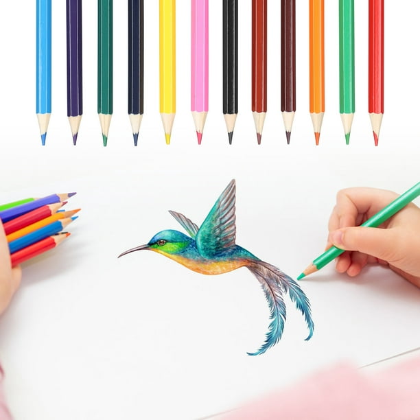 Acheter 12 couleurs école bureau Graffiti crayon de couleur en