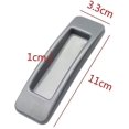 thumbnail image 2 of CHAO Juego de 4 tiradores autoadhesivos para tiradores de puertas de armarios de cocina o ventanas, color gris, 2 of 5