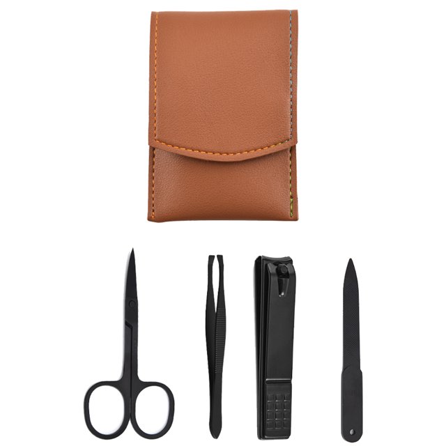 Kit de cortaúñas para mujer, herramientas de cuidado de cortador de uñas de acero inoxidable, kits de aseo profesionales