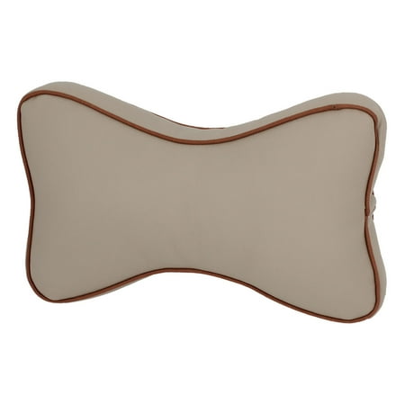 Ijoy Massage Anywhere Unique Bargains Truck Beige Faux Leather Surface Head Massage Support Cushion Pad Pillows ()