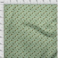 thumbnail image 4 of oneOone Polyester Spandex Mint Green Fabric Christmas Diy Clothing Quilting Fabric Print Fabric By Yard 56 Inch Wide, 4 of 5