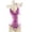 Purple, variant on Women One Piece Lingerie Deep V Lace Bodysuit Babydoll Teddy Underwear