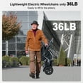 thumbnail image 4 of Nguyen Quach 15mi 36lb Folding Electric Wheelchair for Adults, E, 4 of 9