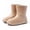 Khaki, variant on JTieacloth Kids Rain Boots Mid Calf Rain Shoes For Boys Girls Outdoor Rainy Day Play,Sizes 2.5