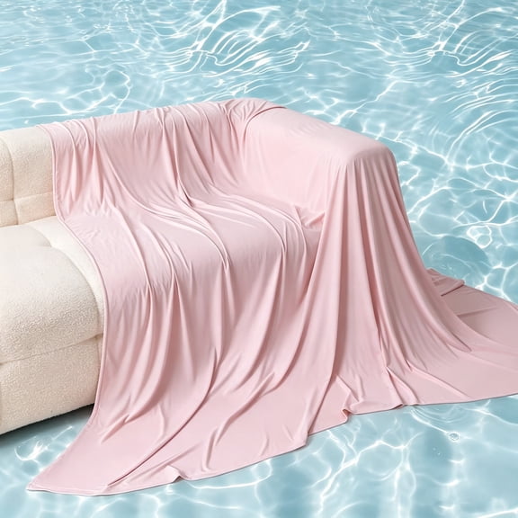 Miwamany Cooling Blanket for Summer, Lightweight Cold Touch Throw Blanket, Soft Breathable Chill Sheet, Silky Thin Bed Blanket for Sofa Couch Office Nap