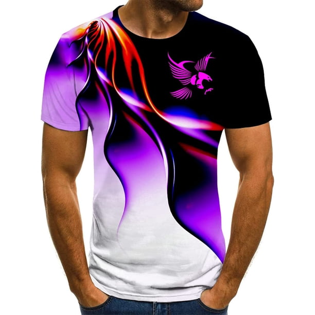 "Camisetas Hombre Camiseta con Estampado 3D para Hombre, Ropa De Calle Transpirable De Calle Harajuku, Camisetas Informales De Gran Tamaño De Manga Corta para Hombre Y Mujer De Hip Hop" Xishao ropa
