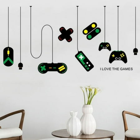 Funny Control Freak Game Controllers Gamer Teenager Retro Boys Wall Art Sticker Decal Walmart Canada