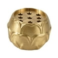 thumbnail image 2 of Porta incienso Base para quemar incienso Quemador de incienso de salvia y varillas Quemador de incienso de loto Oro 3mm, 2 of 9