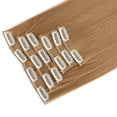 thumbnail image 2 of Invisible Clip In Hair Extensions Human Hair,Hair Extensions,Clip in Hair Extensions Real Human Hair Clip, Human Hair Clip in Extensions Black Women Invisible Natural Straight Seamless(N), 2 of 4