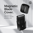 thumbnail image 6 of MANSCAPED® The Handyman™ Compact Foil Face Shaver – Men’s Travel Electric Facial Hair Groomer, USB-C Rechargeable - Black, 6 of 11