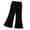 Black, variant on Girls Casual Pants Cotton Elastic Waist Flare Split Bottom Pants Casual Long Pant Pink 5-6 Years
