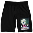thumbnail image 7 of Beetlejuice Betelgeuse Eating Bug Men's Black Sleep Pajama Shorts
-XL, 7 of 7