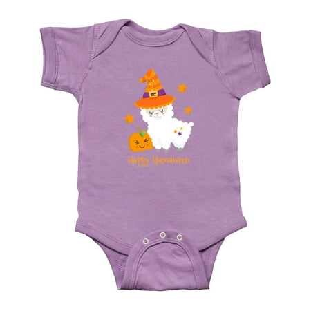 

Inktastic Happy LLamaween Gift Baby Boy or Baby Girl Bodysuit