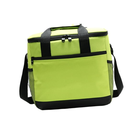 OUNONA 16 L Lunch Thermal Bags for Hot Food Outdoor Cooler Bag 30.5*28.5cm Green