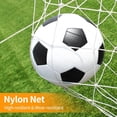 thumbnail image 5 of Competition Soccer Goal Replacement Net With Straps, 6'X4' Portable Steel Soccer Goal Net For Backyard Training Beach, 5 of 6