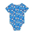 thumbnail image 2 of Daiia Gnomes in USA Printed Unisex-Baby Short Sleeve Onesies Bodysuits Baby Climbing Clothes Soft and Comfortable Romper with Expandable Shoulder Design-12 Months, 2 of 8