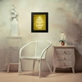 thumbnail image 4 of The British Ministry of Information 12x14 Black Modern Framed Museum Art Print Titled - Keep Calm and Carry On - Vintage Yellow, 4 of 5