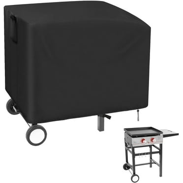 Loenel Flat Top Grill Cover for 2 Burner Griddle, 38 Inches Waterproof Cover for Outdoor Propane Gas Griddle and Flat Grill
