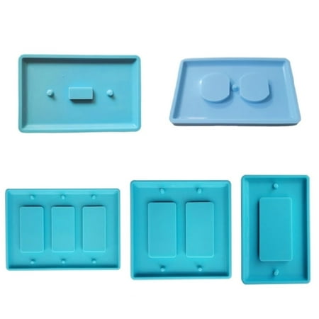 

Switch Socket Panel Silicone Mould Crafts Decoration Daily Cooking Making Tool Purple Silicone