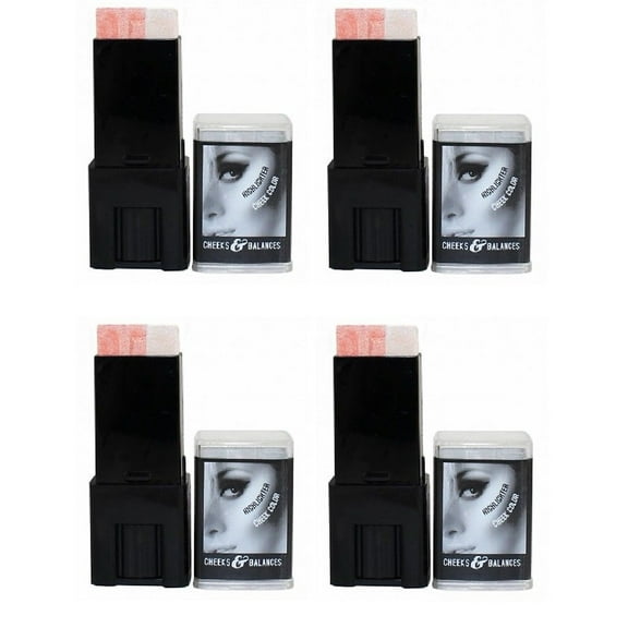 Hard Candy Cheeks & Balances Highlight & Contour, Angel Face 865 (Pack of 4)