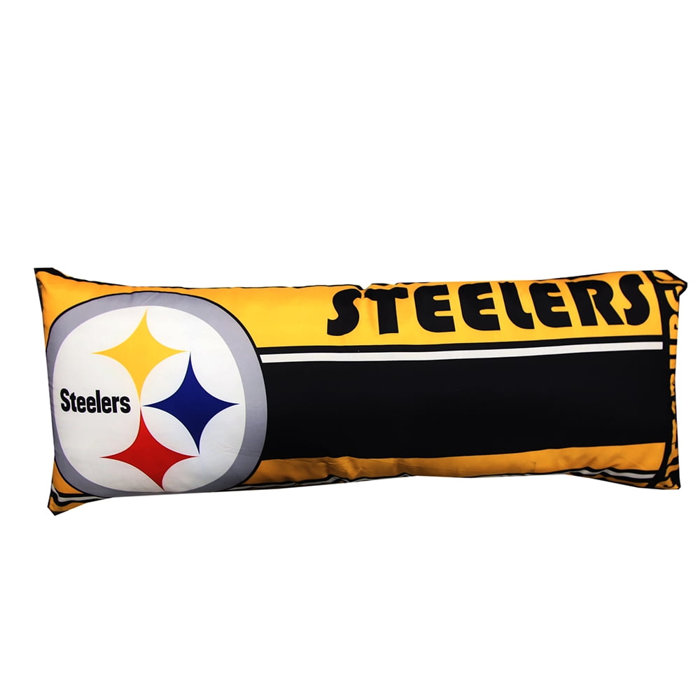 NFL Pittsburgh Steelers 19" x 48" Body Pillow, 1 Each