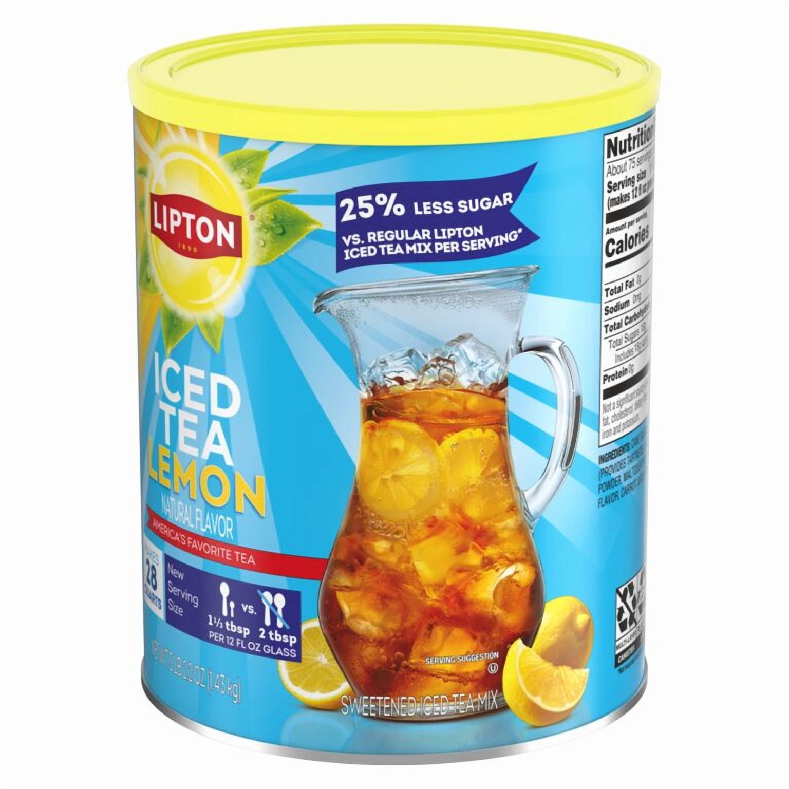 PR LIPTON ICED TEA LEMON RED SUGAR 28 QT&nbsp;&nbsp;&nbsp;