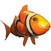 Remote Control Shark Toys Swimming Fish RC Animal Toy Infrared RC Fly Air Balloons Clown Fish Toy Gifts Party Decoration Balloon ANTI-GRAVITY INDOOR TOY HOVERS and FLOATS in MID-AIR(Orange)