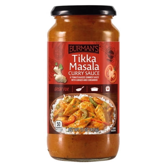 Burman's Tikka Masala Curry Sauce, 15 oz