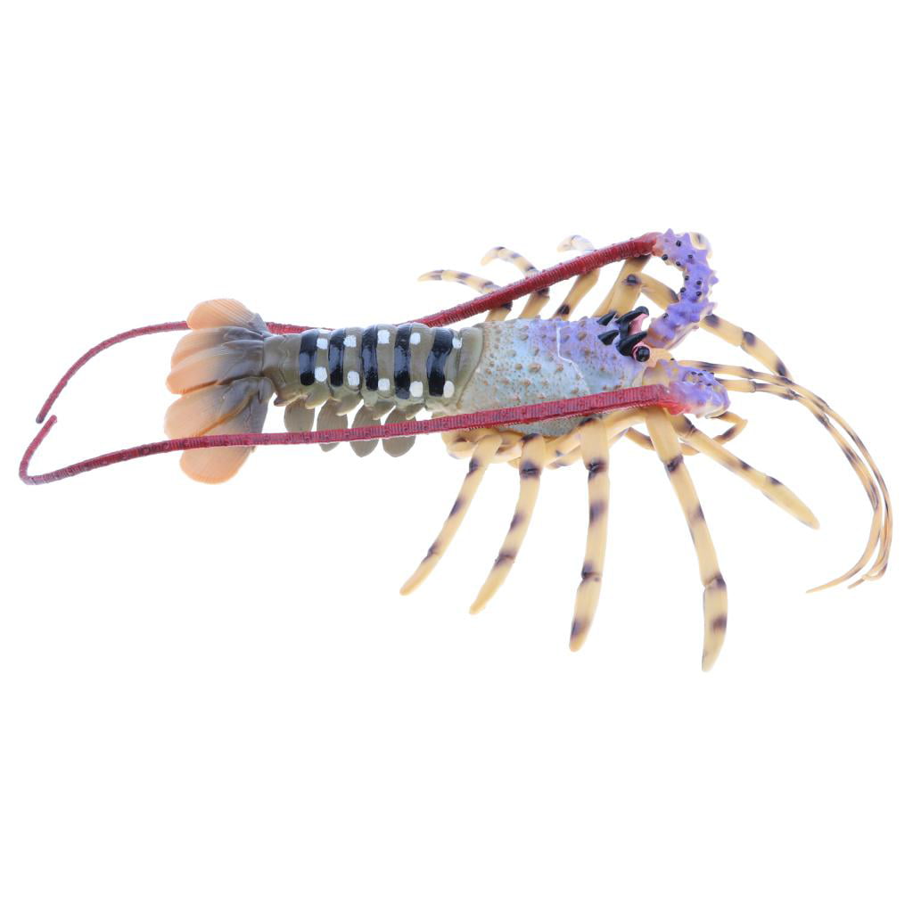 15 Inch Plastic Coral Lobster Model   Animal Figure Kids Educational Toy 