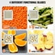 thumbnail image 3 of Cortador de patatas fritas VEVOR Commercial con 4 cuchillas y descorazonador de manzanas, 3 of 9