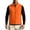 Orange, variant on Atkumj Fleece Vest Men with Pockets Warm Stand Collar Full Zip Vests Casual Solid Color Mens Outerwear Vests for Outdoor Activity XXS