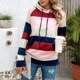 thumbnail image 4 of Sudadera Manga Larga, Forro Polar Cómoda Sudadera Con Capucha Mujer Bolsillos Grandes Fibra De Poliéster Cordón Con Capucha Para Uso Diario ANGGREK  Ocean Broad Surfboard Fins, 4 of 6