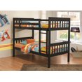 thumbnail image 1 of Topline Home Furnishings Twin/Twin Open Panel Bunk Bed, 1 of 8