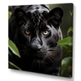 thumbnail image 2 of Designart "Vigilant Panther In Monochrome I" Animals Panther Wall Art Prints, 2 of 7